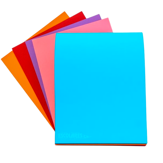 BLOCK DE CARTULINA DE 5UND Y DE CONSTRUCCIÓN DE 12 HOJAS