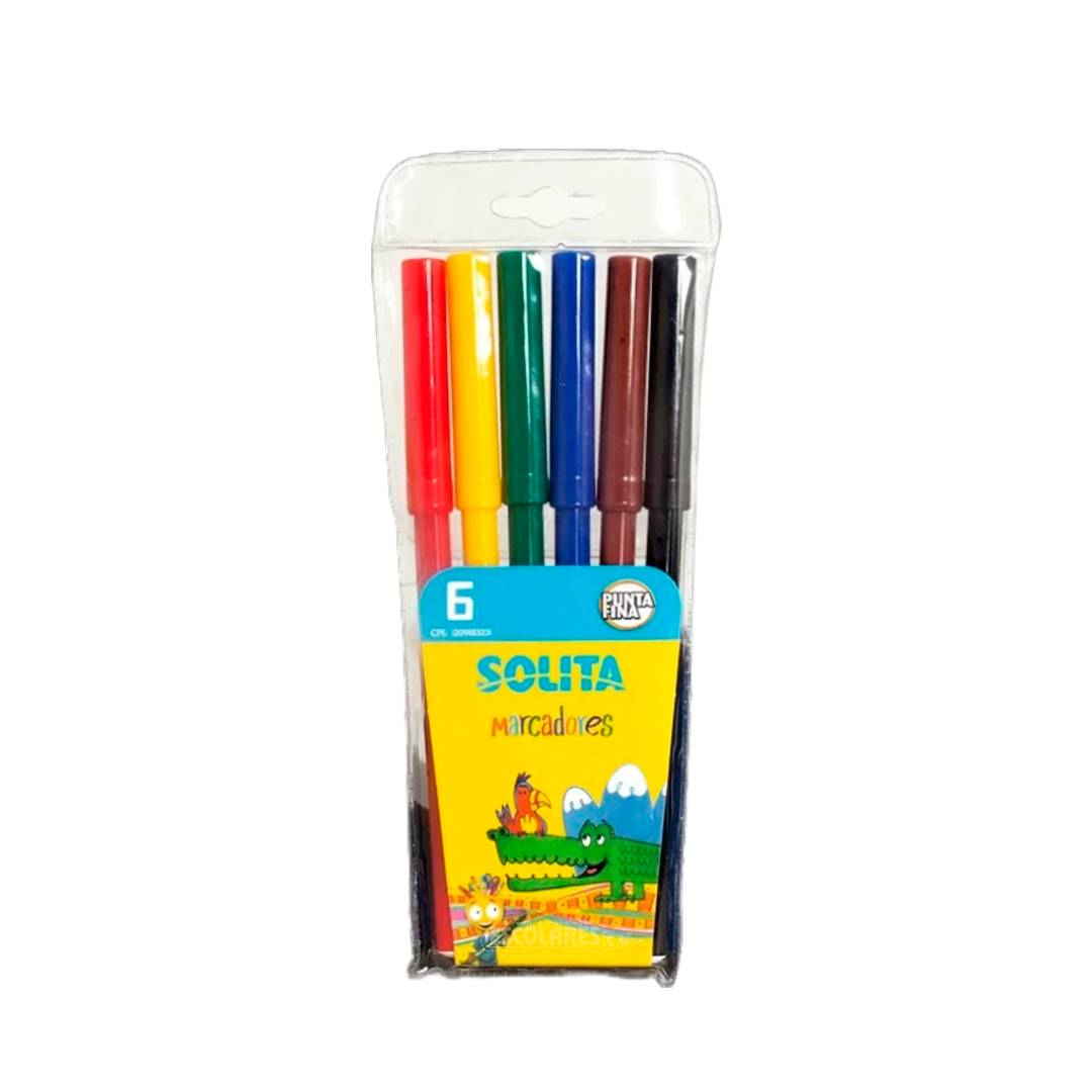 MARCADORES SOLITA DE 6 Y 12 UND