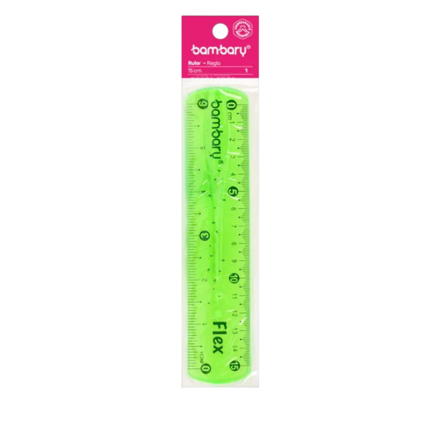 REGLA DE 15 CM FLEXIBLE