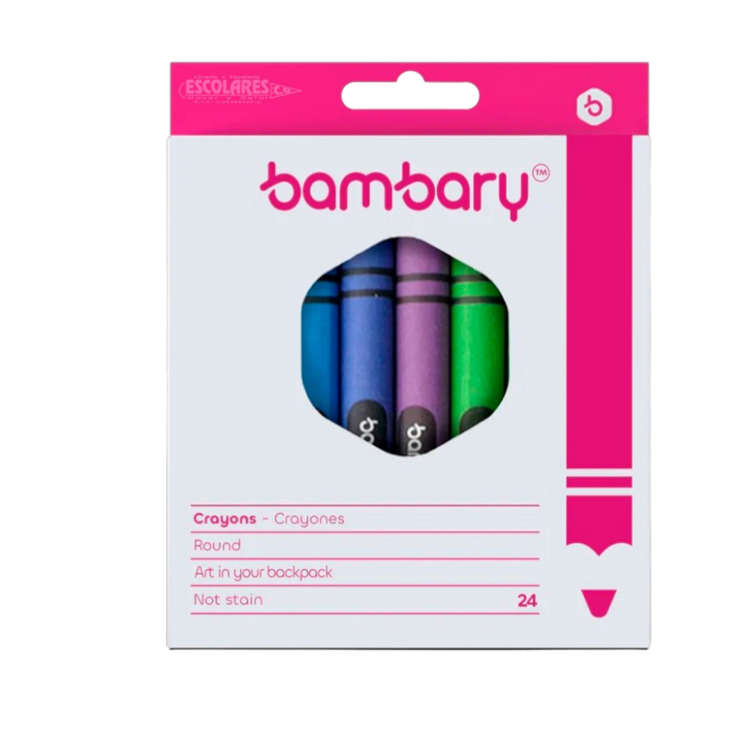 CRAYONES DE 12 Y 24 UND