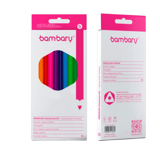 COLORES DE MADERA DE 12 Y 24 UND