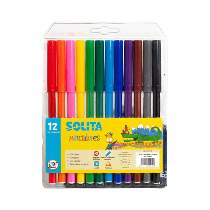 MARCADORES SOLITA DE 6 Y 12 UND
