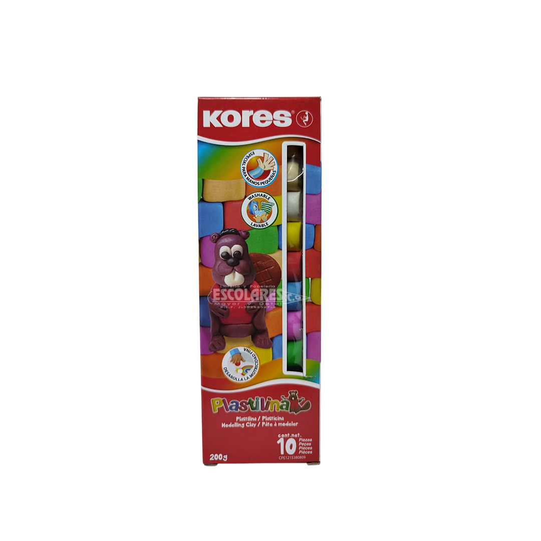 PLASTILINA 10 UND