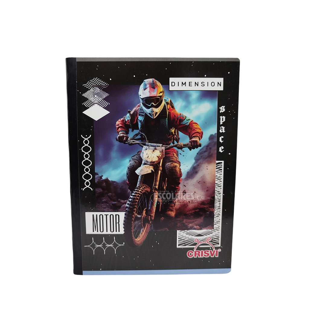 CUADERNO DE UNA LINEA EMPASTADA DE NIÑO