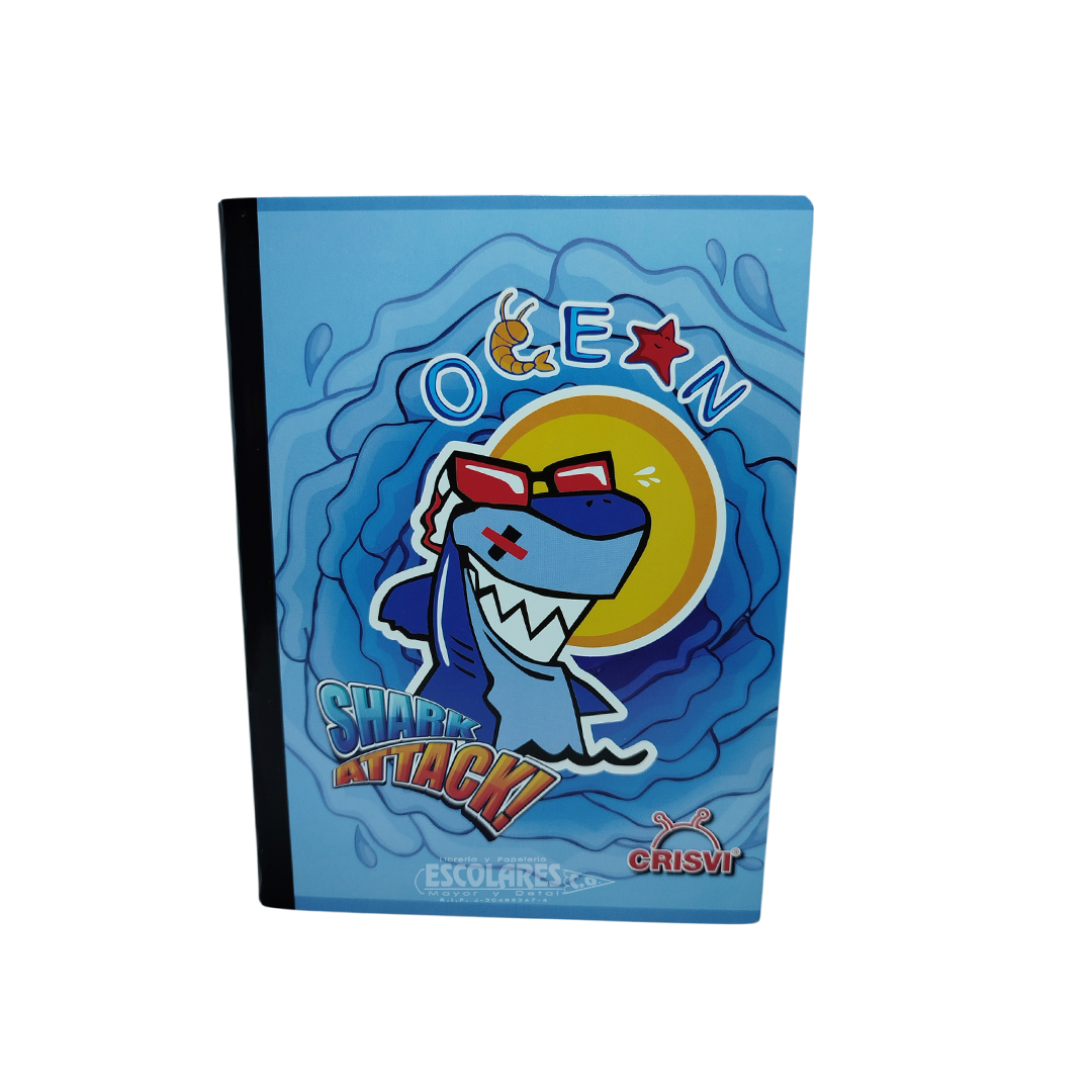 CUADERNO DE UNA LINEA EMPASTADA DE NIÑO