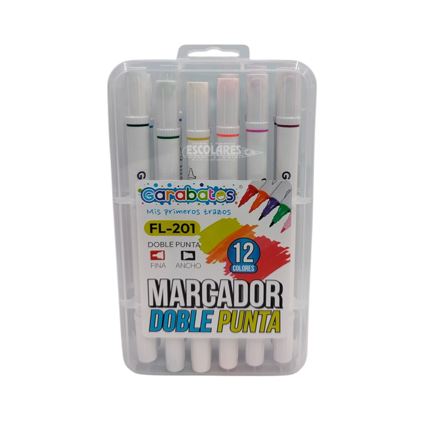 MARCADORES DOBLE PUNTA DE 12 UND
