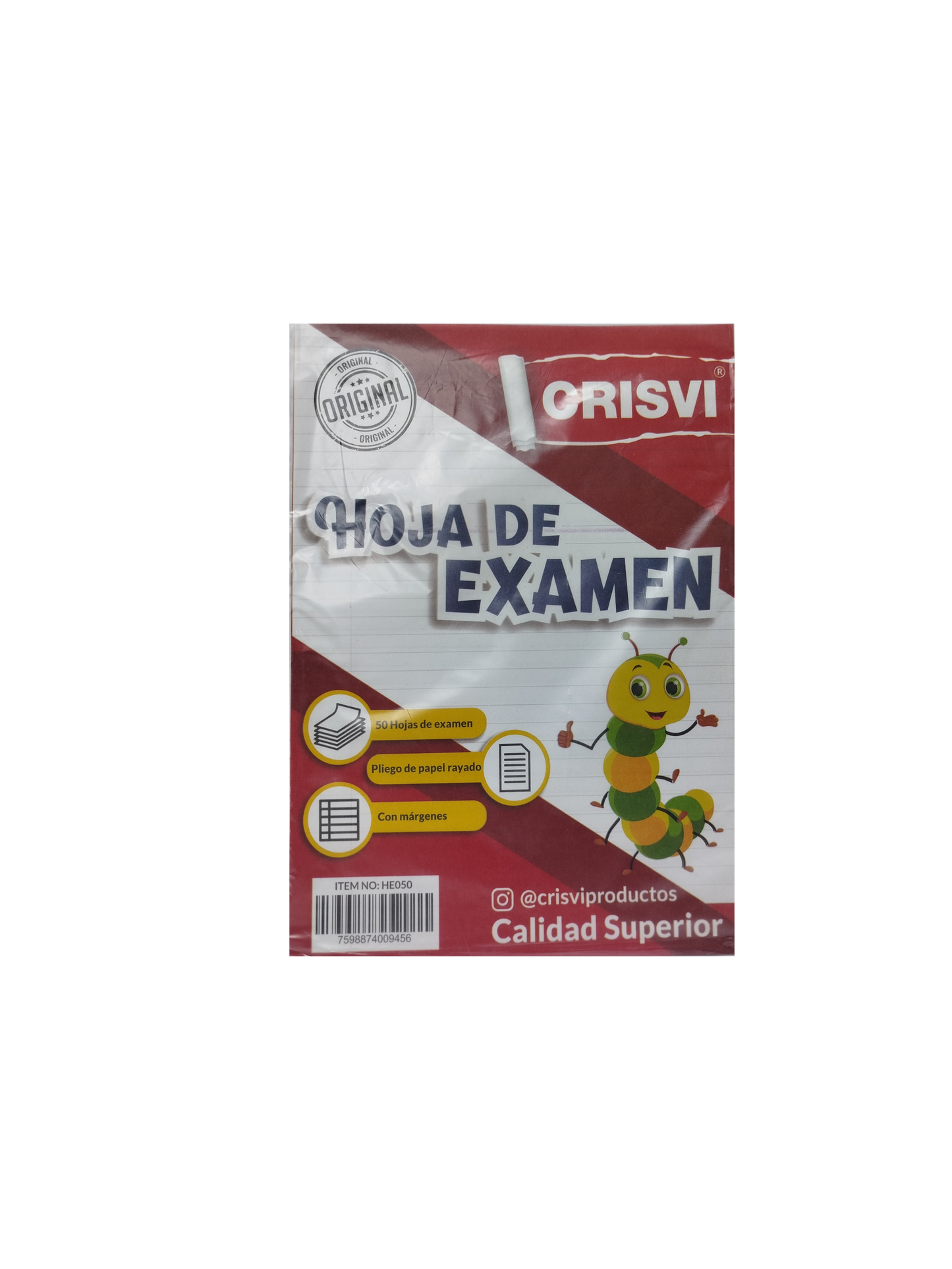 RESMA DE HOJAS DE EXAMEN