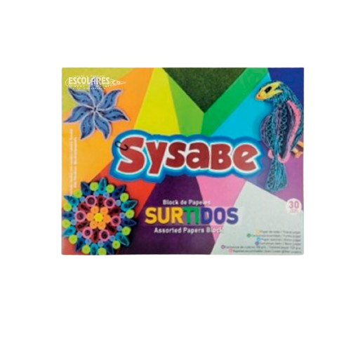 PAPEL DE CONSTRUCCIÓN Y BLOCK SURTIDO
