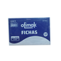PAQUETE DE FICHAS 100 UND OFIMAK