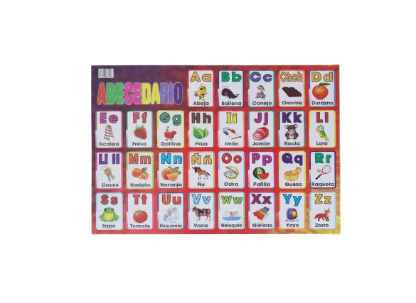 AFICHE EDUCATIVO DEL ABECEDARIO