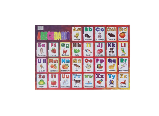 AFICHE EDUCATIVO DEL ABECEDARIO