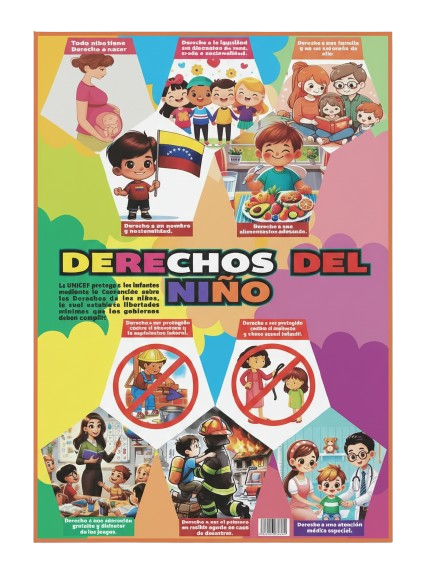 AFICHE EDUCATIVO DE LOS DERECHOS DEL NIÑO