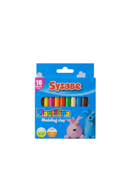 PLASTILINA SYSABE 10 UND