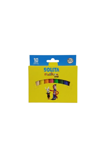 PLASTILINA SOLITA JUMBO 10 UND