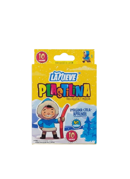 PLASTILINA LA NIEVE 10 UND