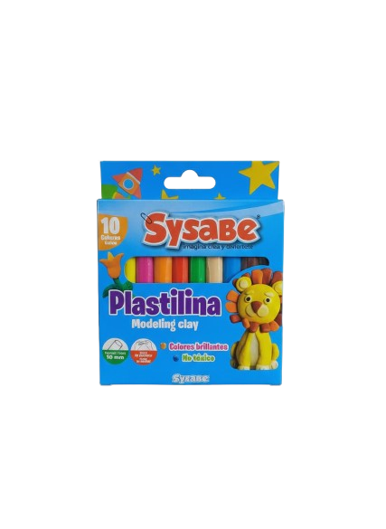 PLASTILINA JUMBO SYSABE 10 UND