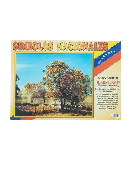 AFICHE EDUCATIVO DE LOS SIMBOLOS PATRIOS Y NATURALES