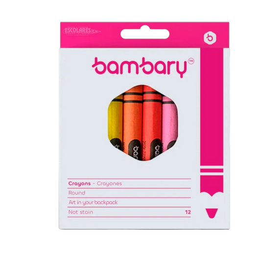 CRAYONES DE 12 Y 24 UND