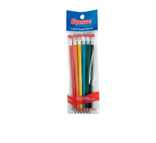 SET DE LÁPIZ DE 6 UND CON BORRADOR