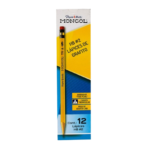 CAJA DE LAPIZ MONGOL 12 UND