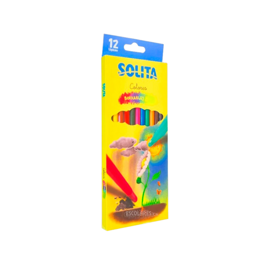 COLORES CON BORRADOR DE 12 UND