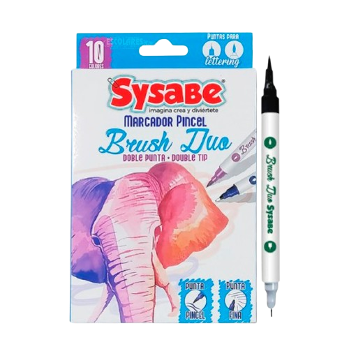 MARCADORES SYSABE DOBLE PUNTA