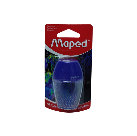SACAPUNTA PLASTICO CON DEPOSITO BLISTER