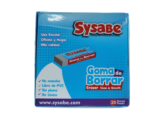 CAJA DE BORRADOR SYSABE DE 20 UND