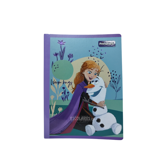 LIBRETA CUADRICULADA EMPASTADA DE PRINCESAS PRIMAVERA