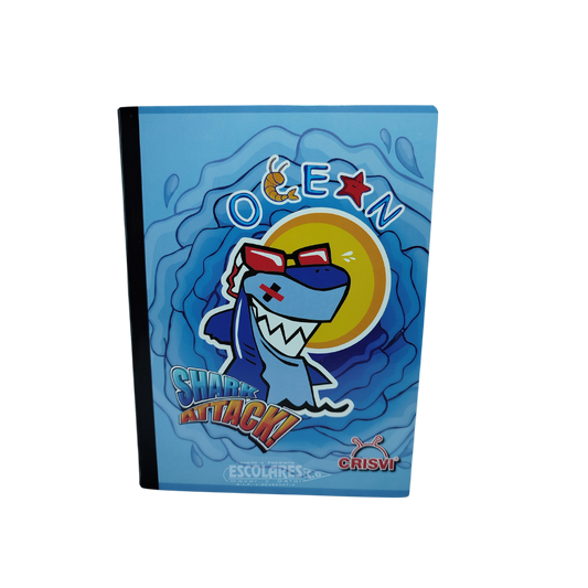 CUADERNO DE UNA LINEA EMPASTADA DE NIÑO