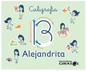 CALIGRAFÍA ALEJANDRITA B