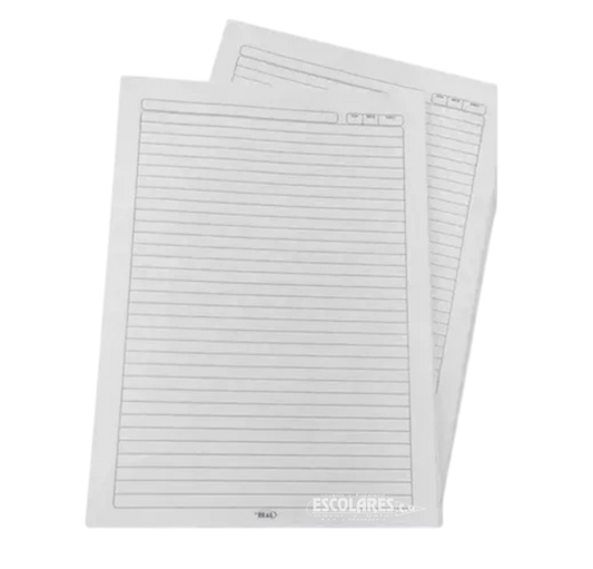 PAQUETES DE HOJAS DE EXAMEN