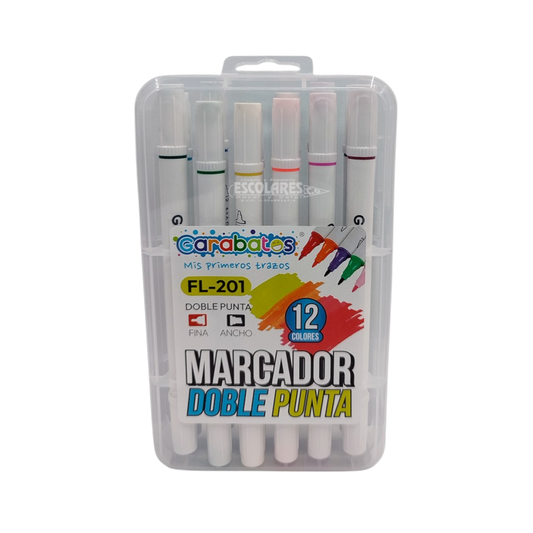 MARCADORES DOBLE PUNTA DE 12 UND