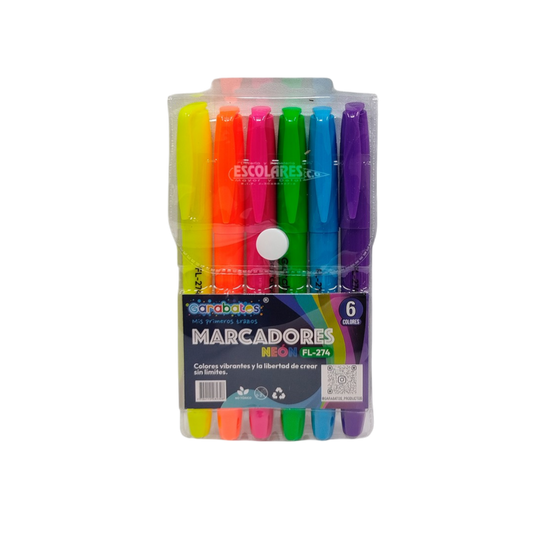 MARCADORES NEON DE 6 UND