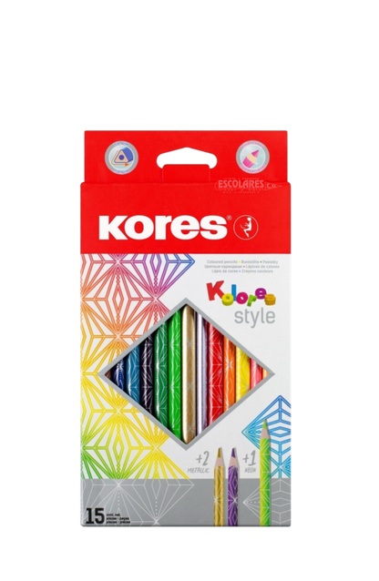 CAJA DE COLORES STYLE DE 15 Y 26 UND KORE