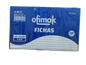 PAQUETE DE FICHAS OFIMAK 100 UND
